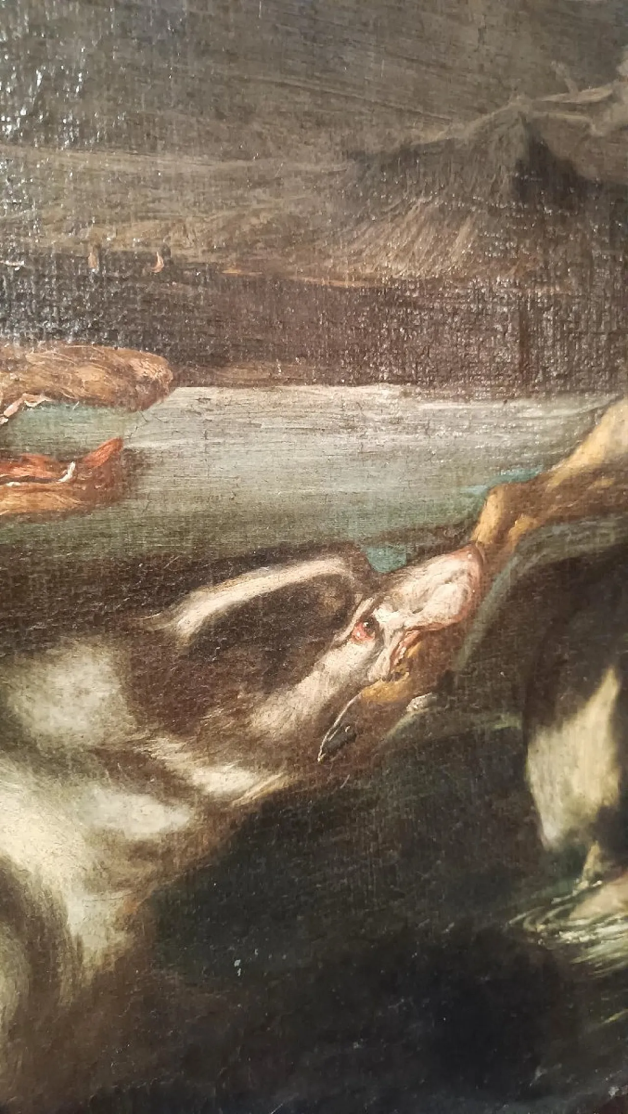 Hunting Scene, oil on canvas, 17th century 7