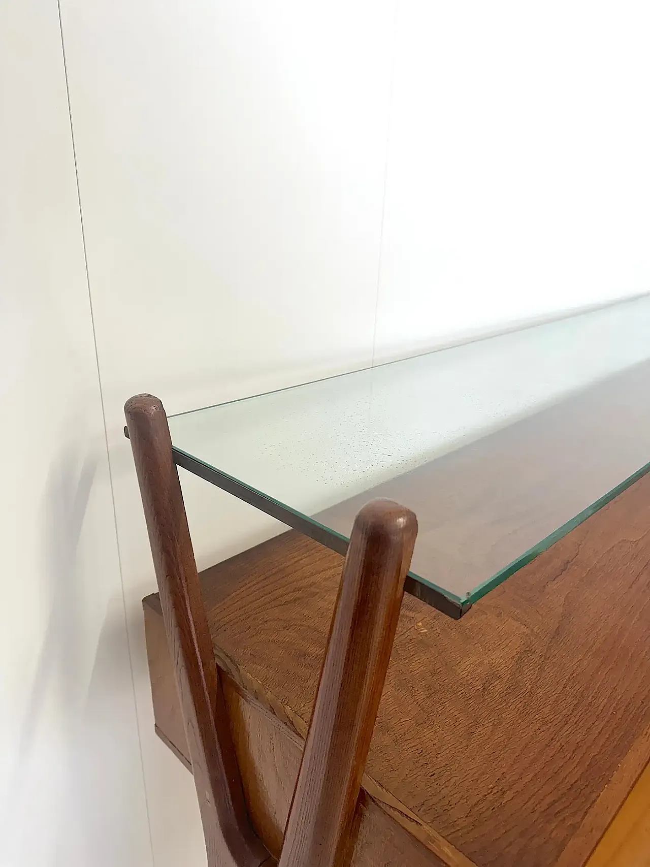 Wooden console, 1950s 9