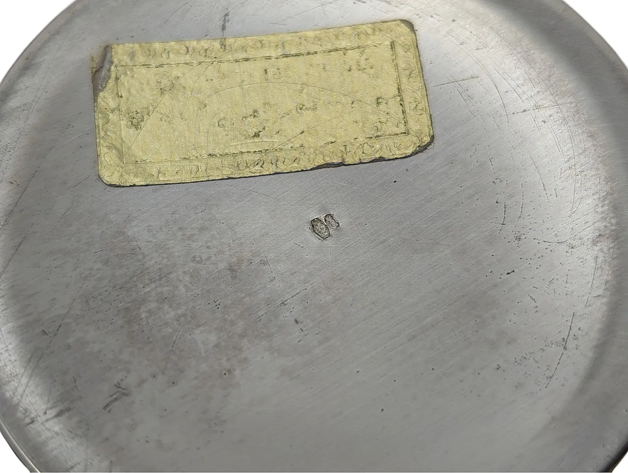 Vase in glass and silver 925 years 70s your product was sent co 6