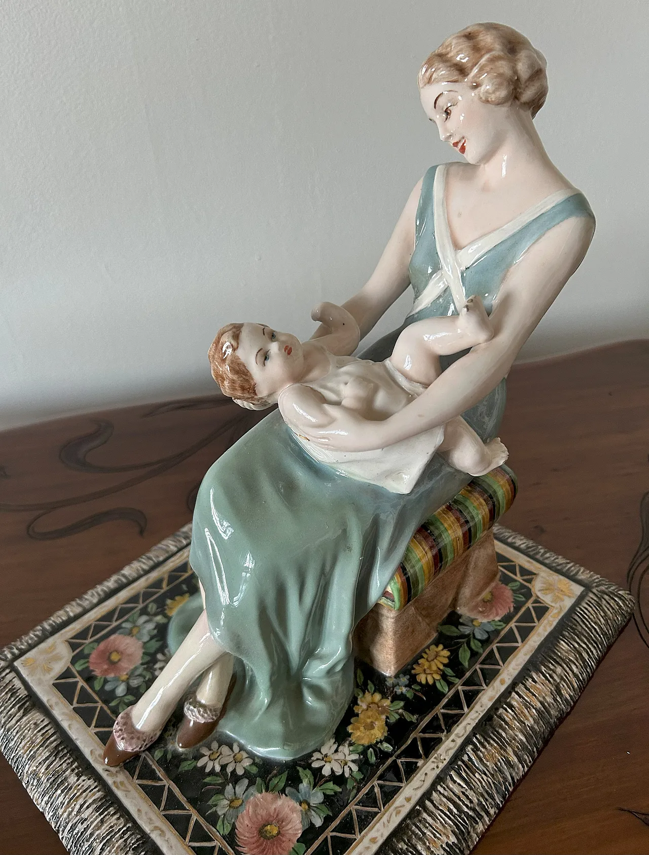 Maternity by Vincenzo Bertolotti V.B., Art Decò, 1930s 2