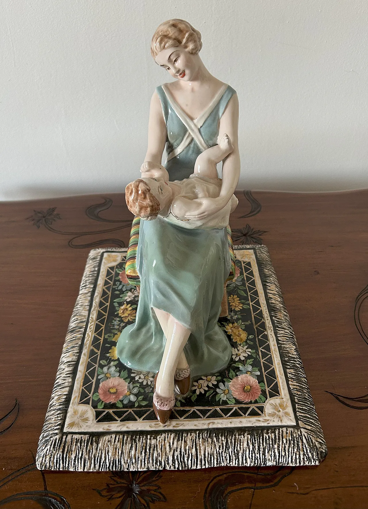 Maternity by Vincenzo Bertolotti V.B., Art Decò, 1930s 6