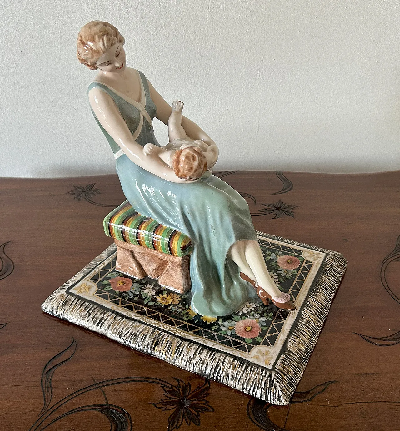 Maternity by Vincenzo Bertolotti V.B., Art Decò, 1930s 7