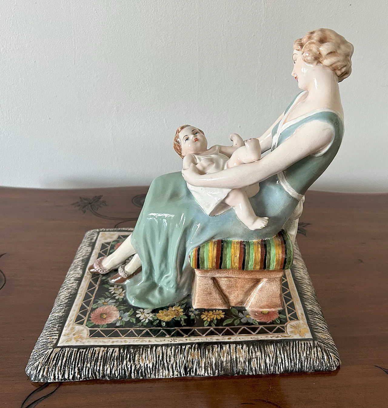 Maternity by Vincenzo Bertolotti V.B., Art Decò, 1930s 14