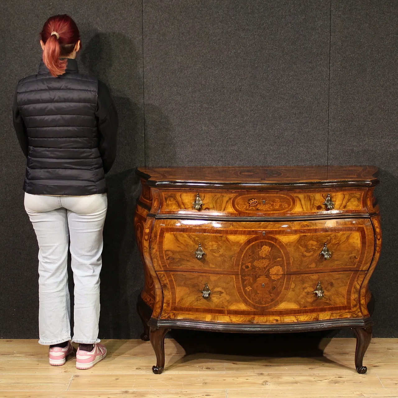 Lombardo Veneto drawer in Louis XV style, '900 4