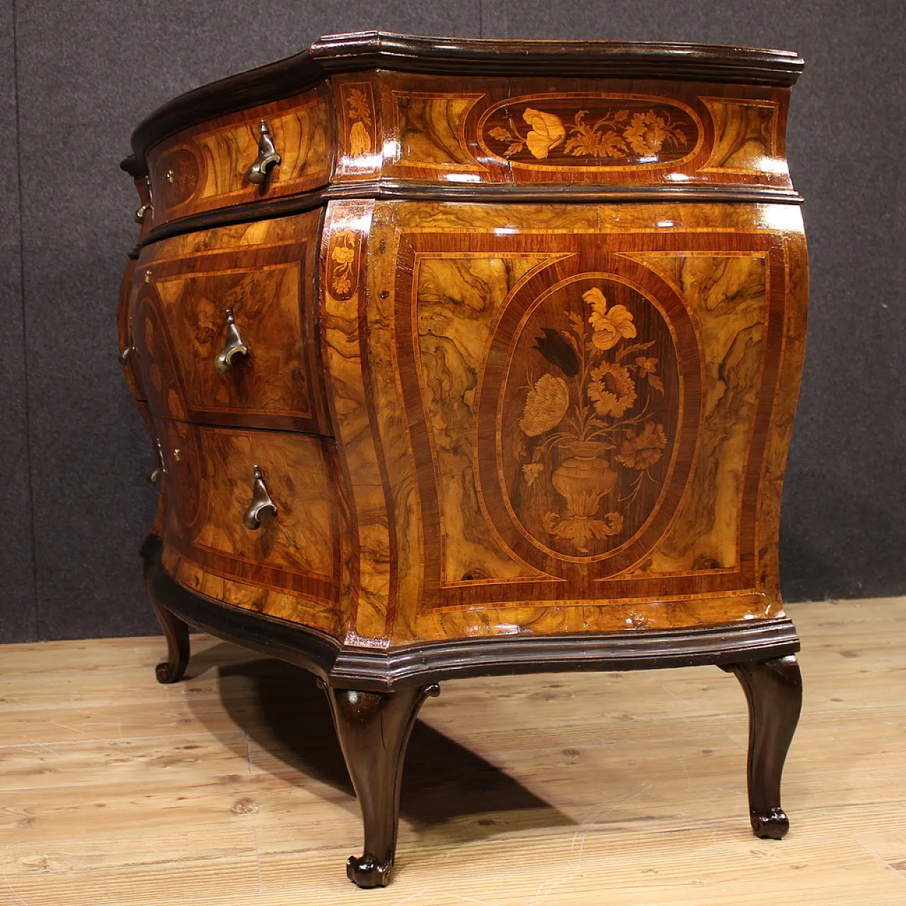 Lombardo Veneto drawer in Louis XV style, '900 6
