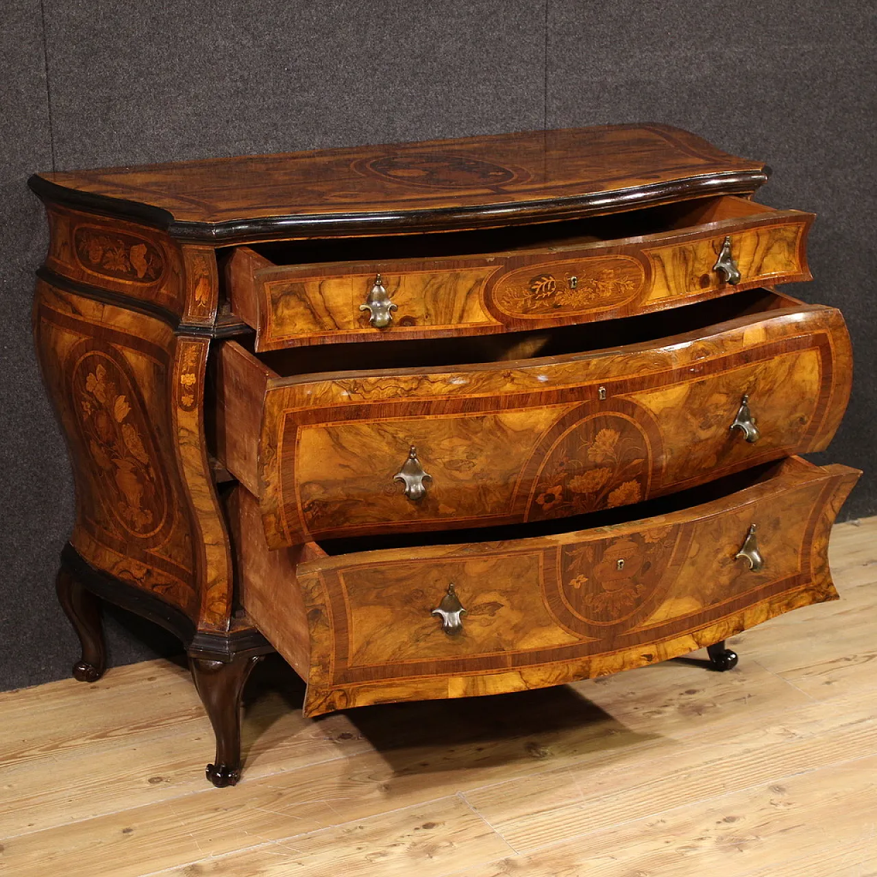 Lombardo Veneto drawer in Louis XV style, '900 11