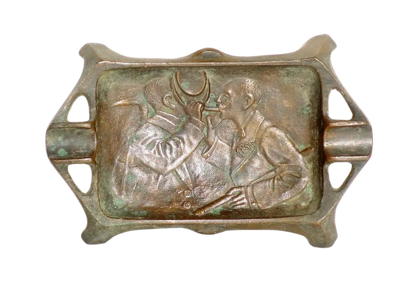 Posacenere in bronzo, inizio '900 5