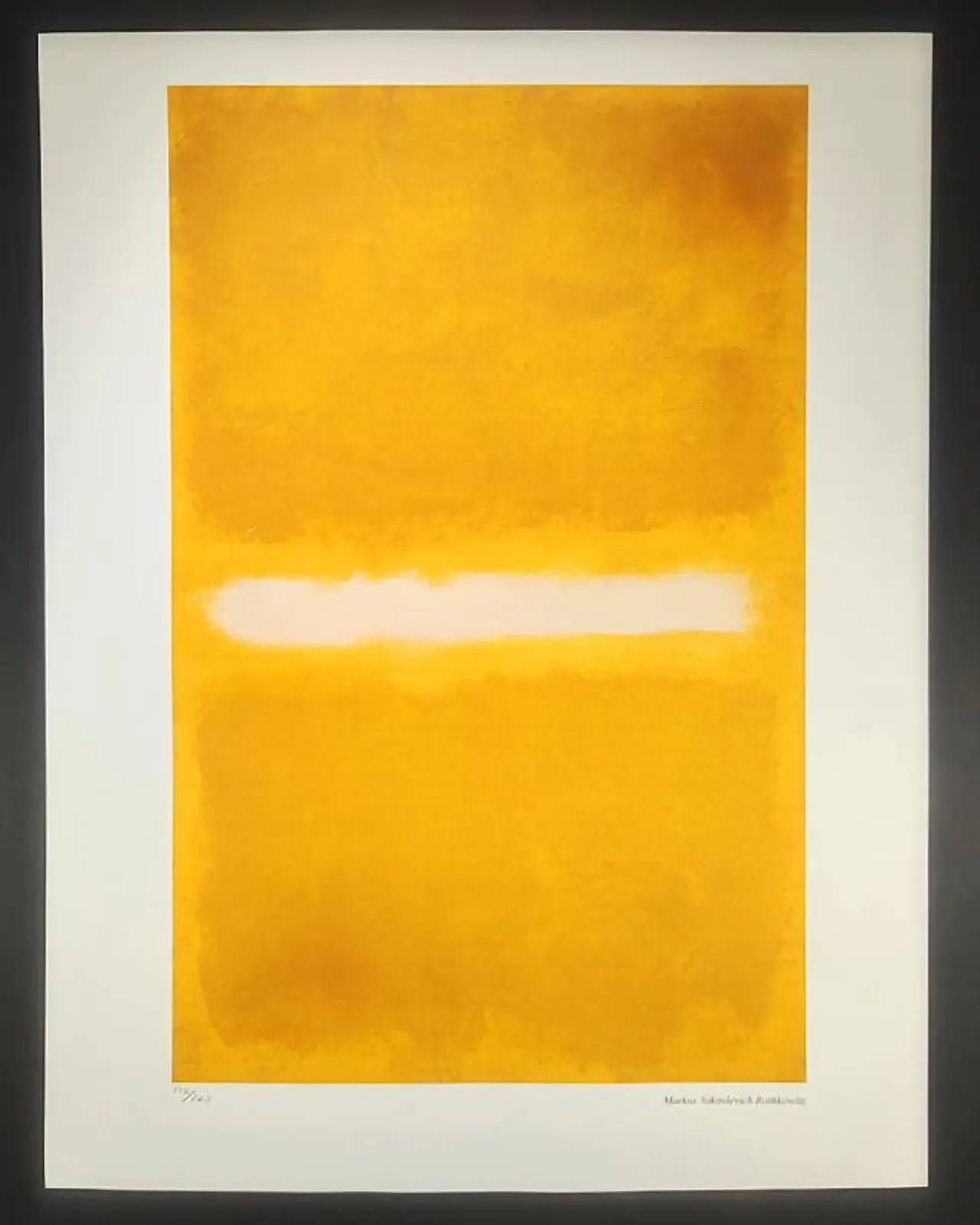 Limited edition lithograph by Mark Rothko, 1980s 2