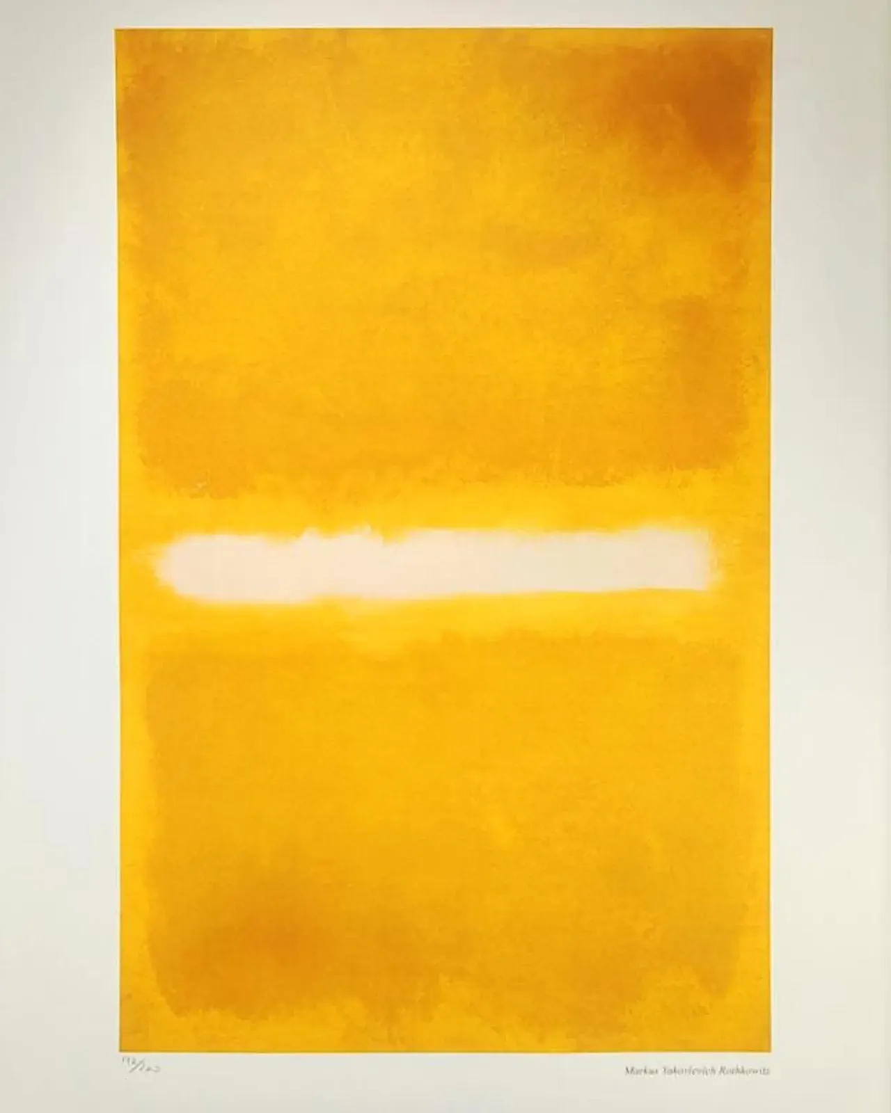 Limited edition lithograph by Mark Rothko, 1980s 3