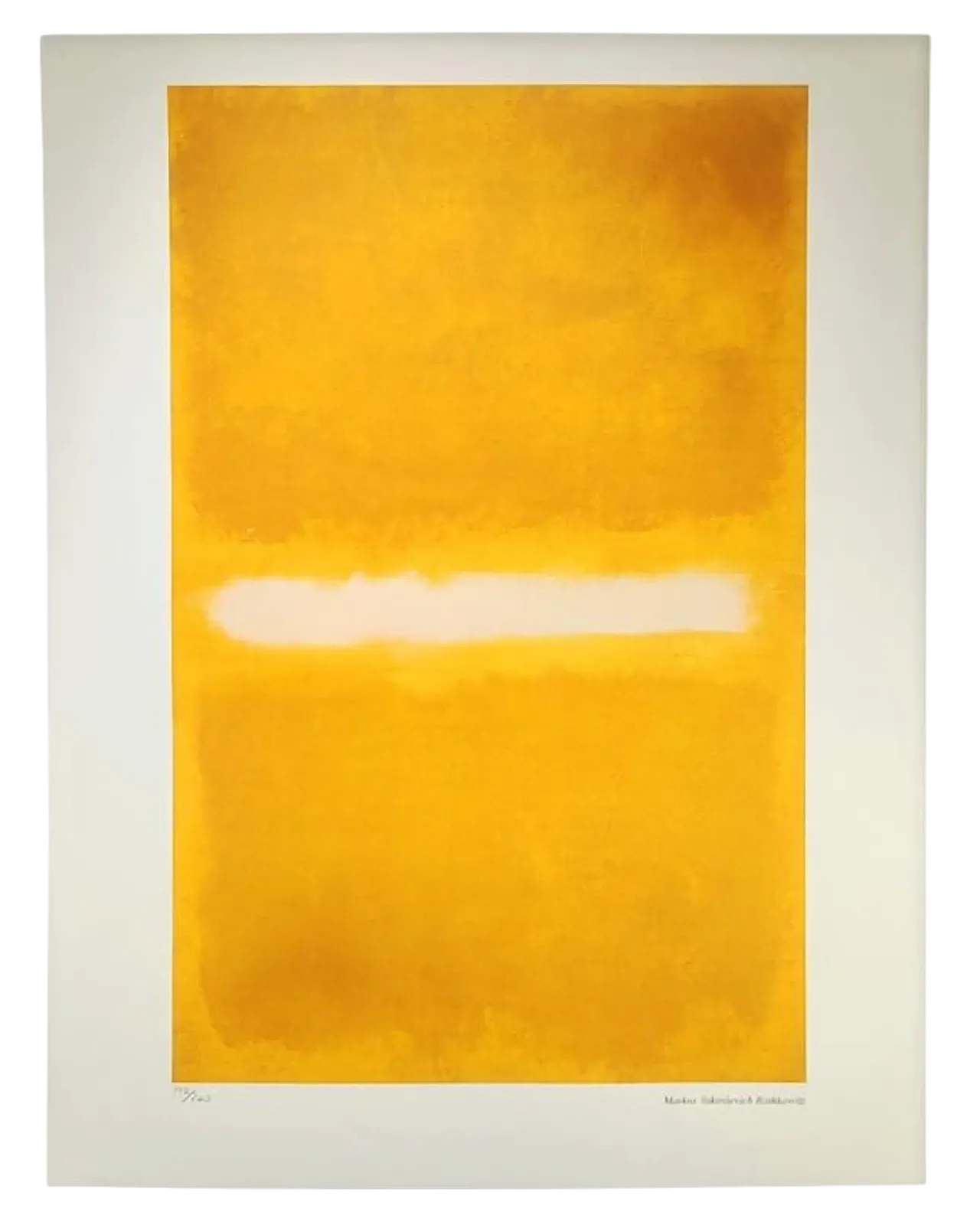 Limited edition lithograph by Mark Rothko, 1980s 9