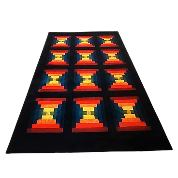 Geometric rug Country by Missoni for T&J Vestor, 1980s