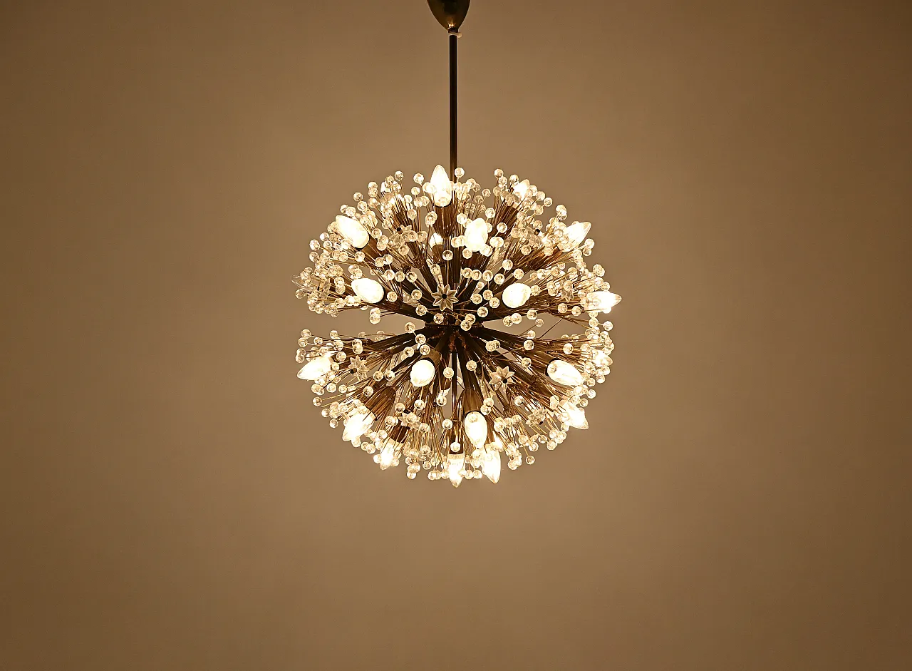 Lampadario di Emil Stejnar per Rupert Nikoll, anni '50 2