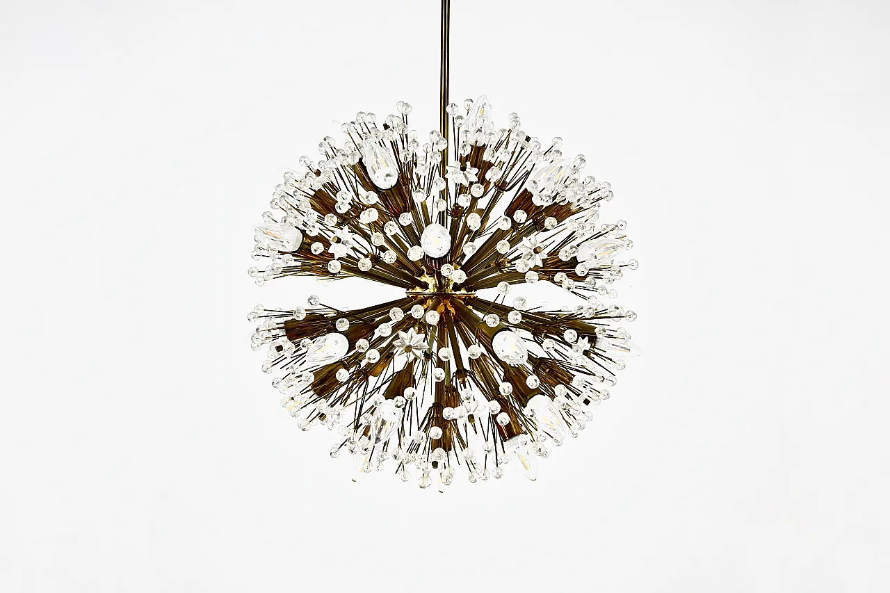 Lampadario di Emil Stejnar per Rupert Nikoll, anni '50 3