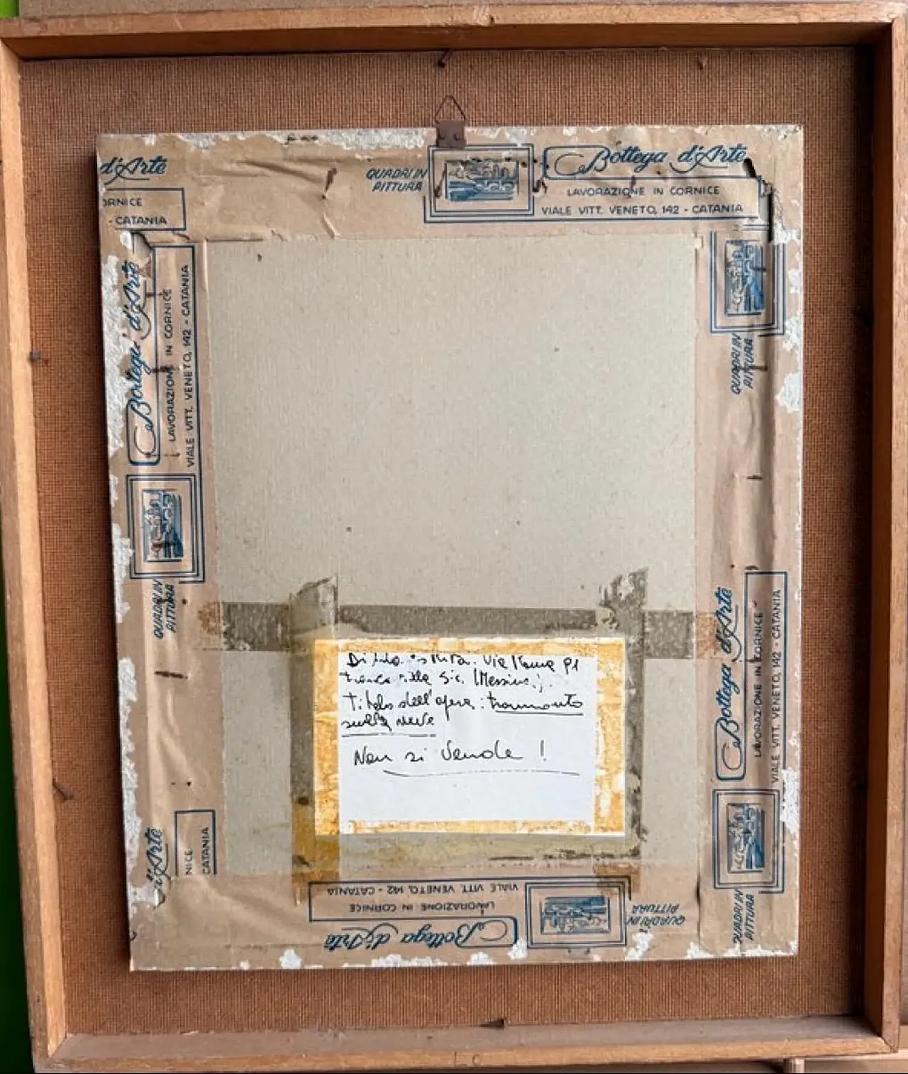 Sunset in the Snow by Rita Di Marco, oil on canvas, 1960s 5