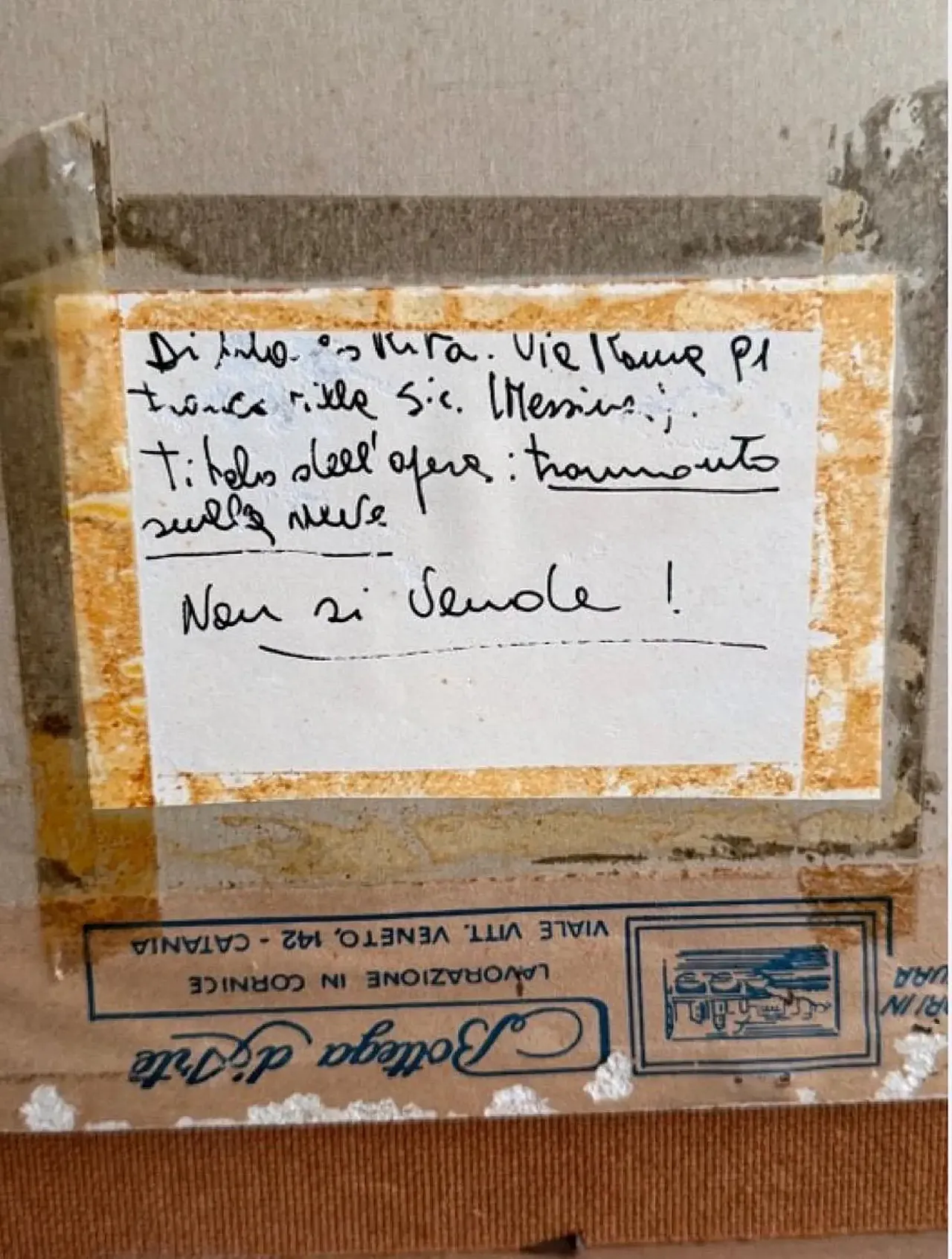 Sunset in the Snow by Rita Di Marco, oil on canvas, 1960s 6