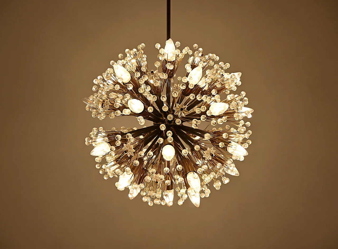 Lampadario di Emil Stejnar per Rupert Nikoll, anni '50 4