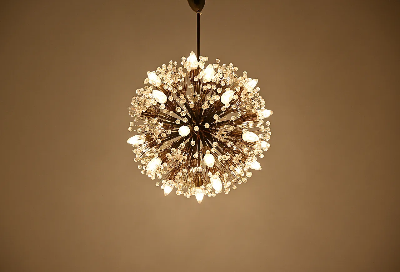 Lampadario di Emil Stejnar per Rupert Nikoll, anni '50 5