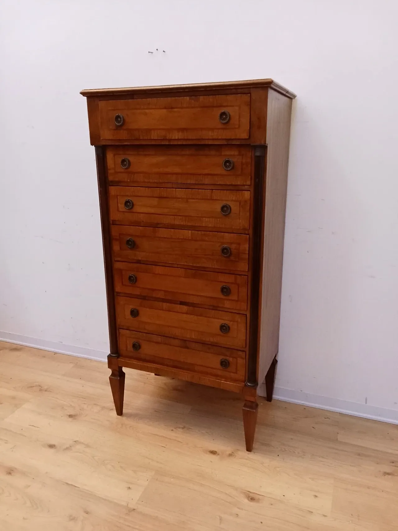 Louis XVI walnut style weekly, mid-20th century 3