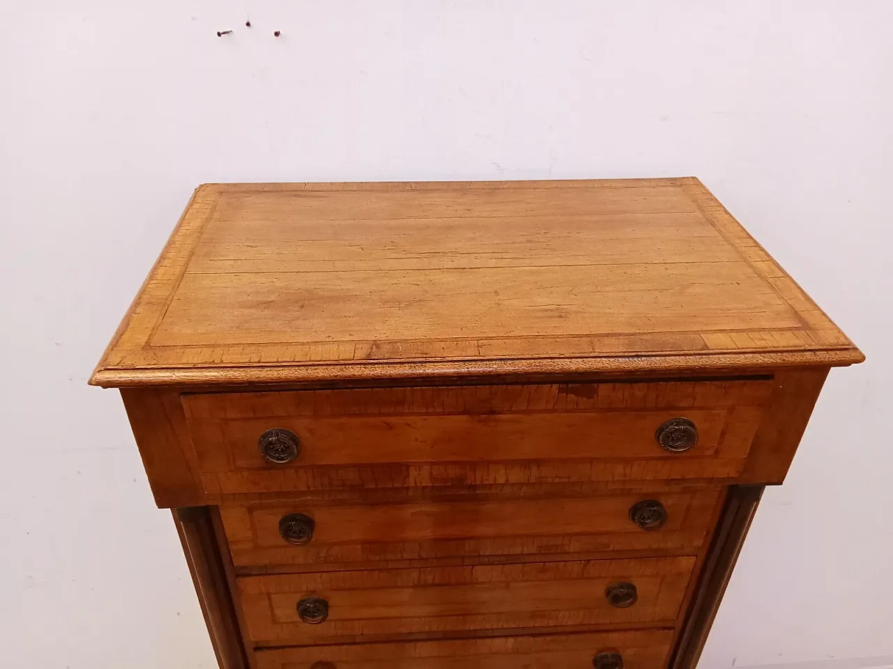 Louis XVI walnut style weekly, mid-20th century 6