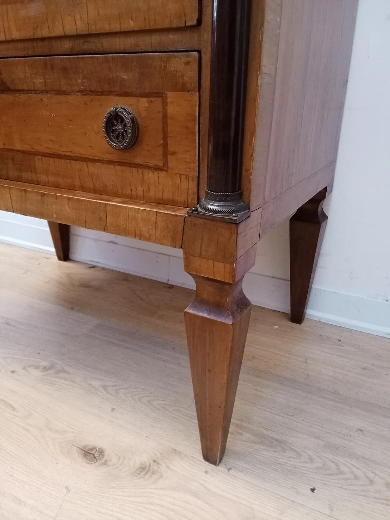 Louis XVI walnut style weekly, mid-20th century 7