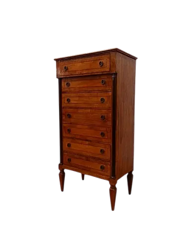 Louis XVI walnut style weekly, mid-20th century