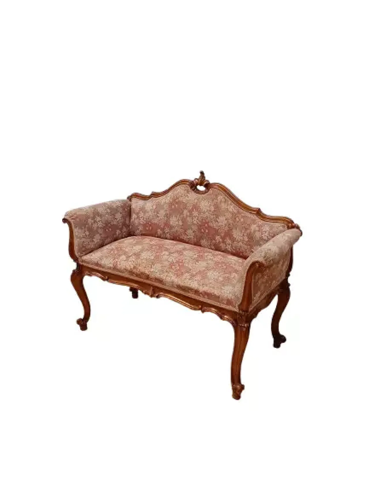 Louis XV style walnut sofa, early 20th century 1
