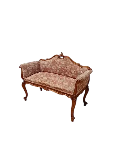 Louis XV style walnut sofa, early 20th century