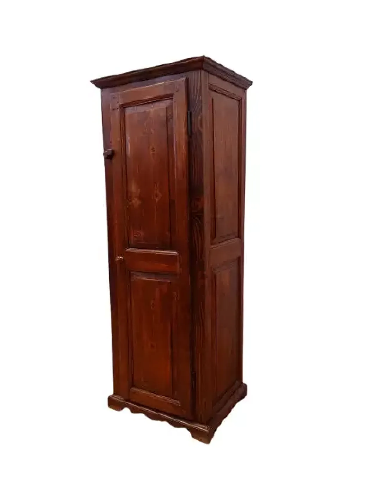 Spruce single-door wardrobe, late 19th century 1