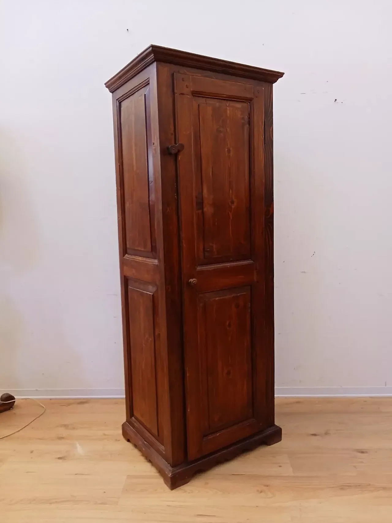 Spruce single-door wardrobe, late 19th century 7