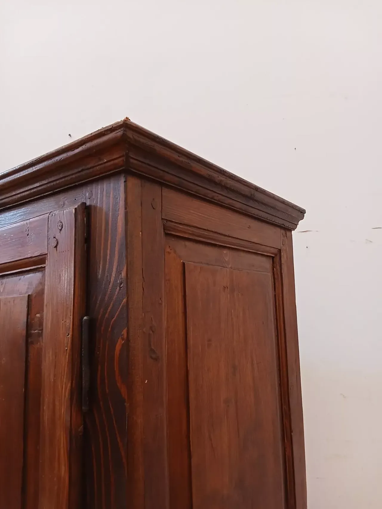 Spruce single-door wardrobe, late 19th century 9