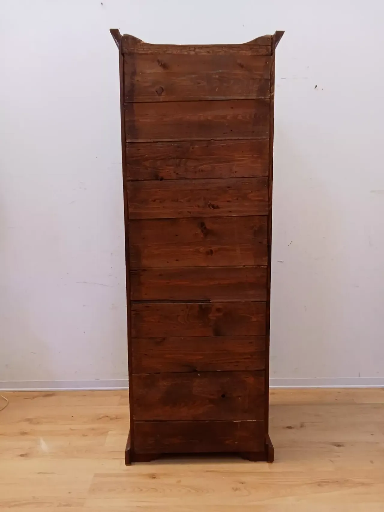 Spruce single-door wardrobe, late 19th century 12