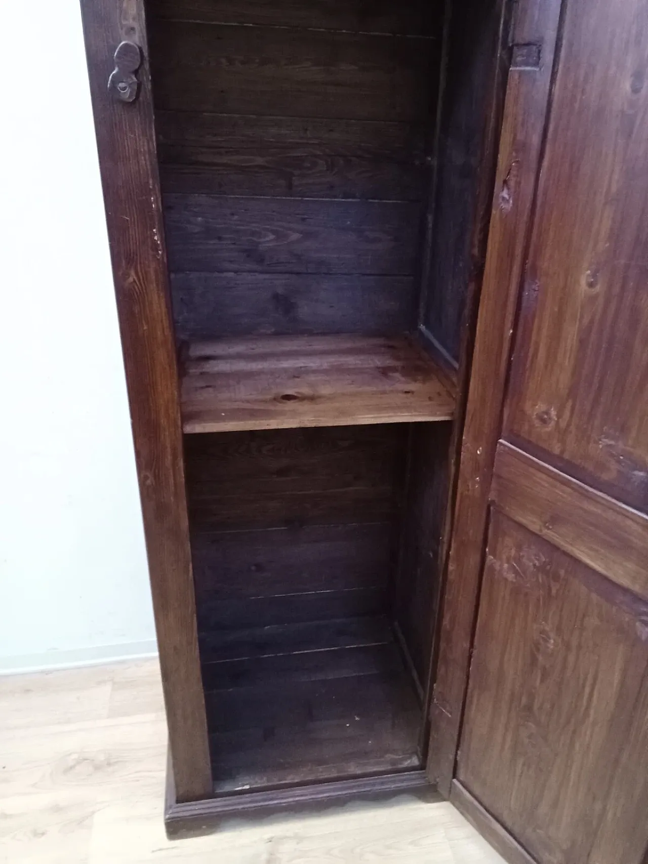 Spruce single-door wardrobe, late 19th century 15