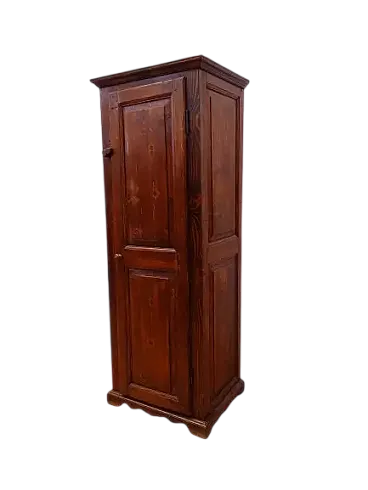 Armadio a stelo ad un'anta in abete, fine '800