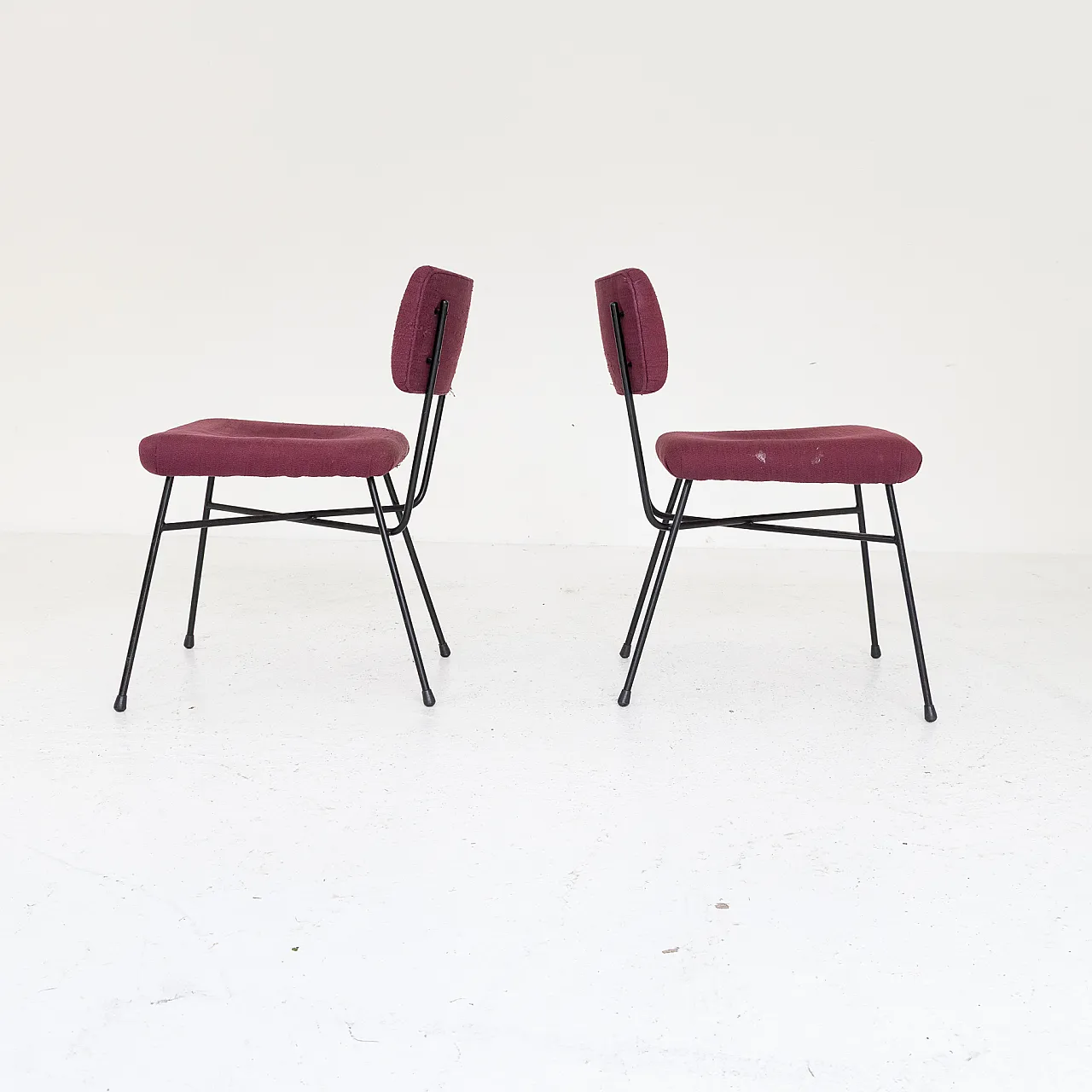 Coppia di sedie Neptunia di BBPR per Arflex, anni ’50 2