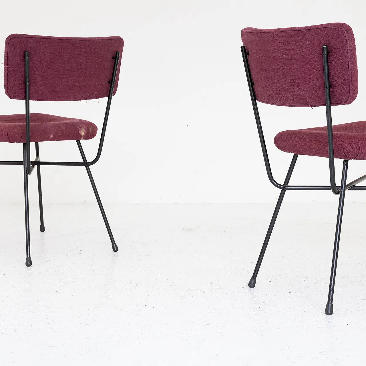 Coppia di sedie Neptunia di BBPR per Arflex, anni ’50 4