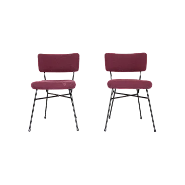 Pair of BBPR Neptunia chairs for Arflex, 1950s