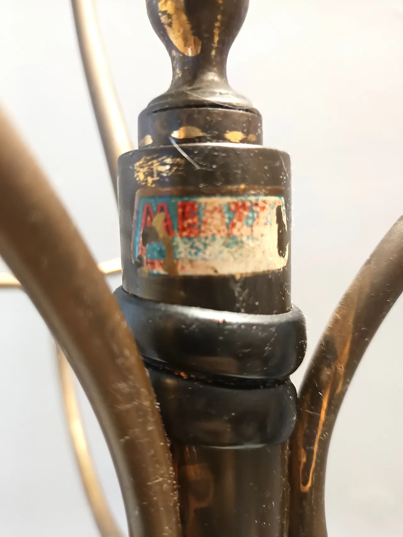 Brass Iron Hat and Coat Rack by Meazza in Fornasetti style, 60s 4