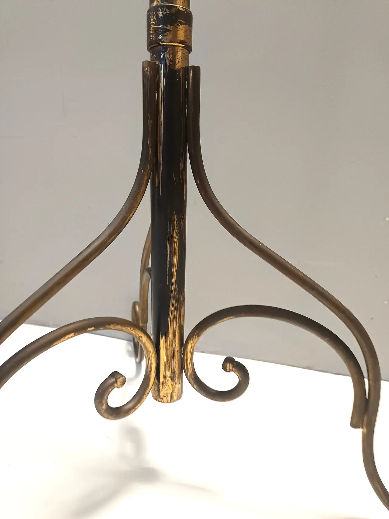 Brass Iron Hat and Coat Rack by Meazza in Fornasetti style, 60s 9