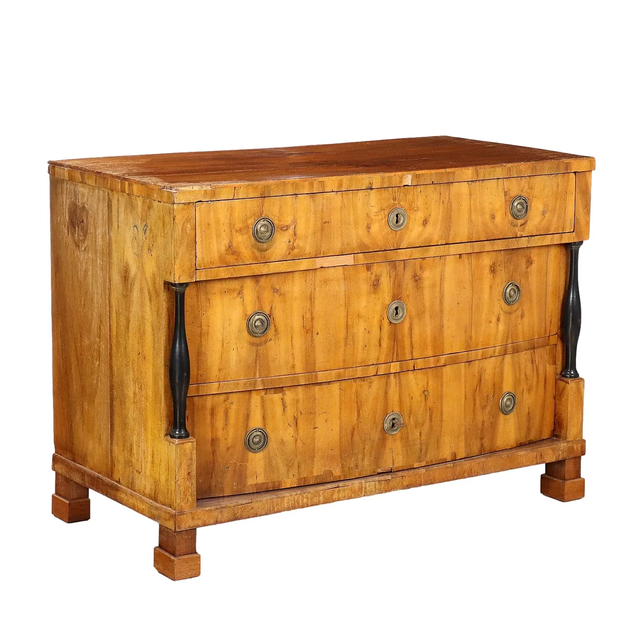 Cassettiera Impero in noce, metà '800 1