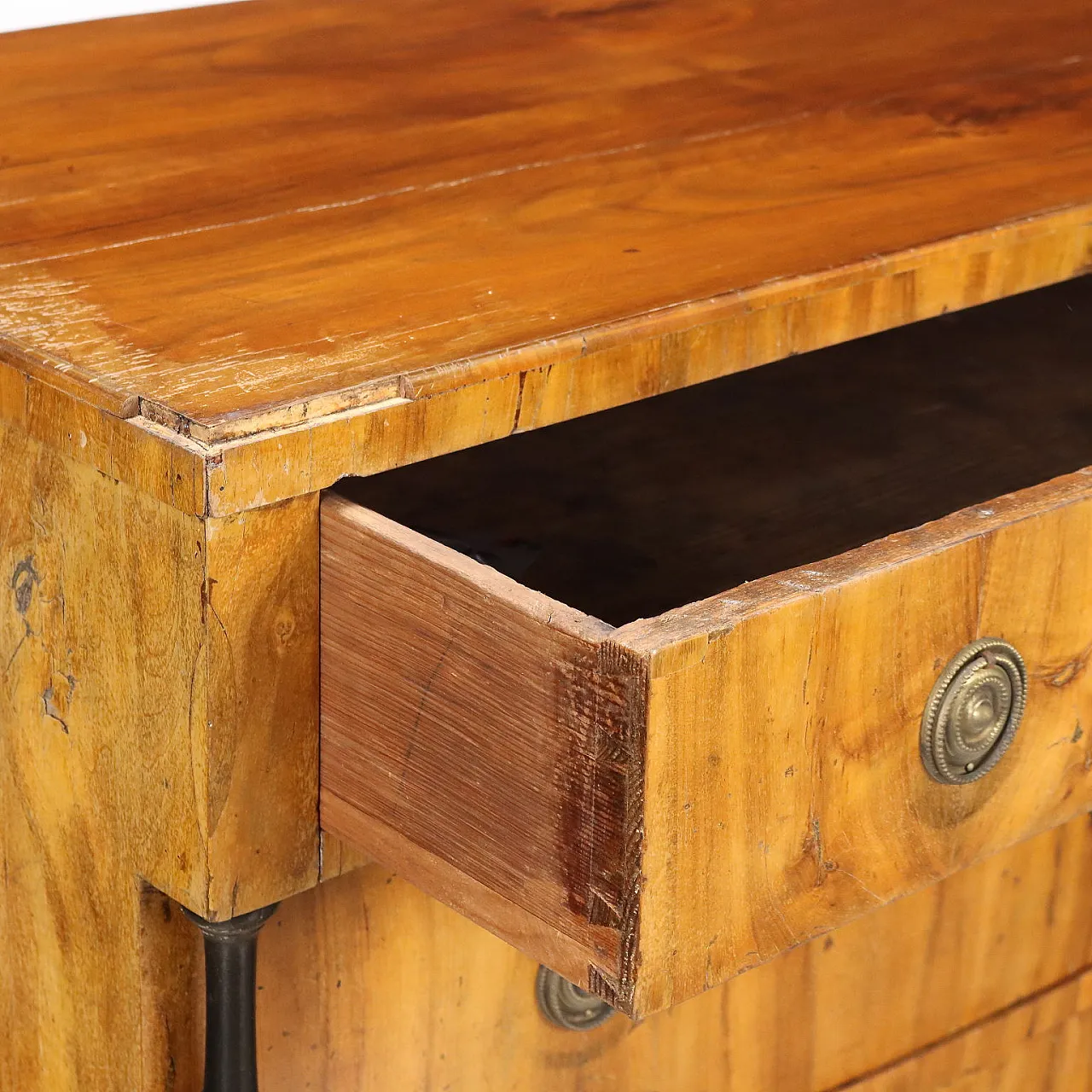 Cassettiera Impero in noce, metà '800 3