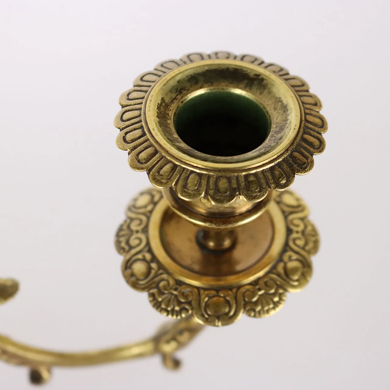 Specchio da toilette in bronzo, primo '900 7