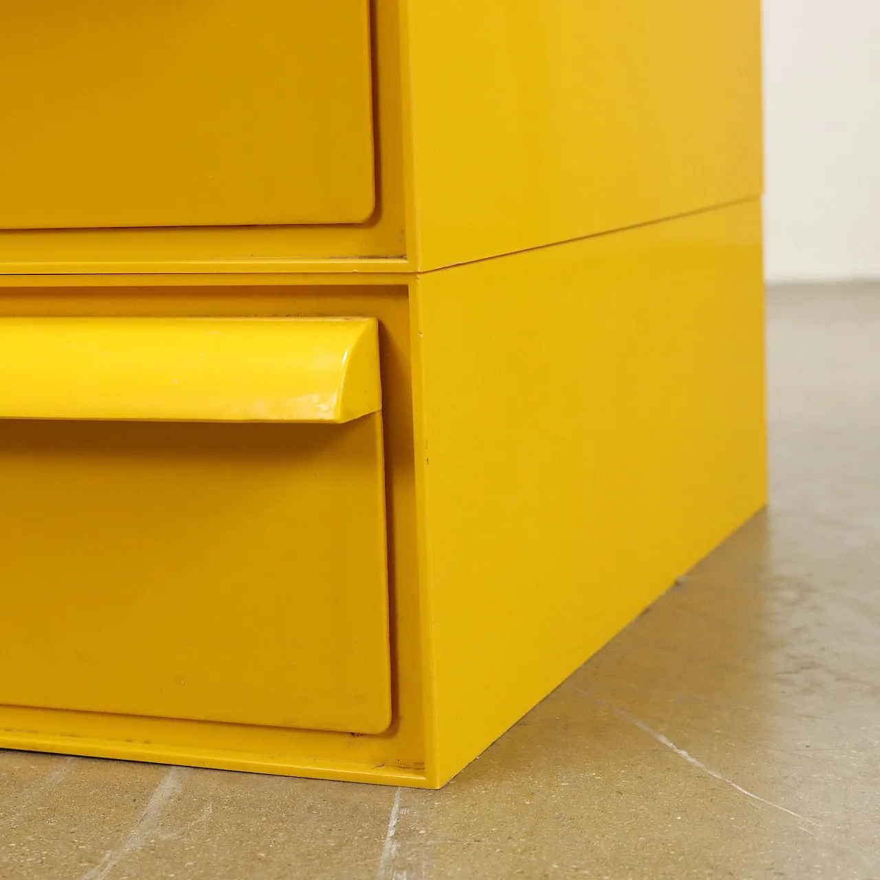 Cassettiera 4601 3-5 gialla di Simon Fussell per Kartell, anni '90 8