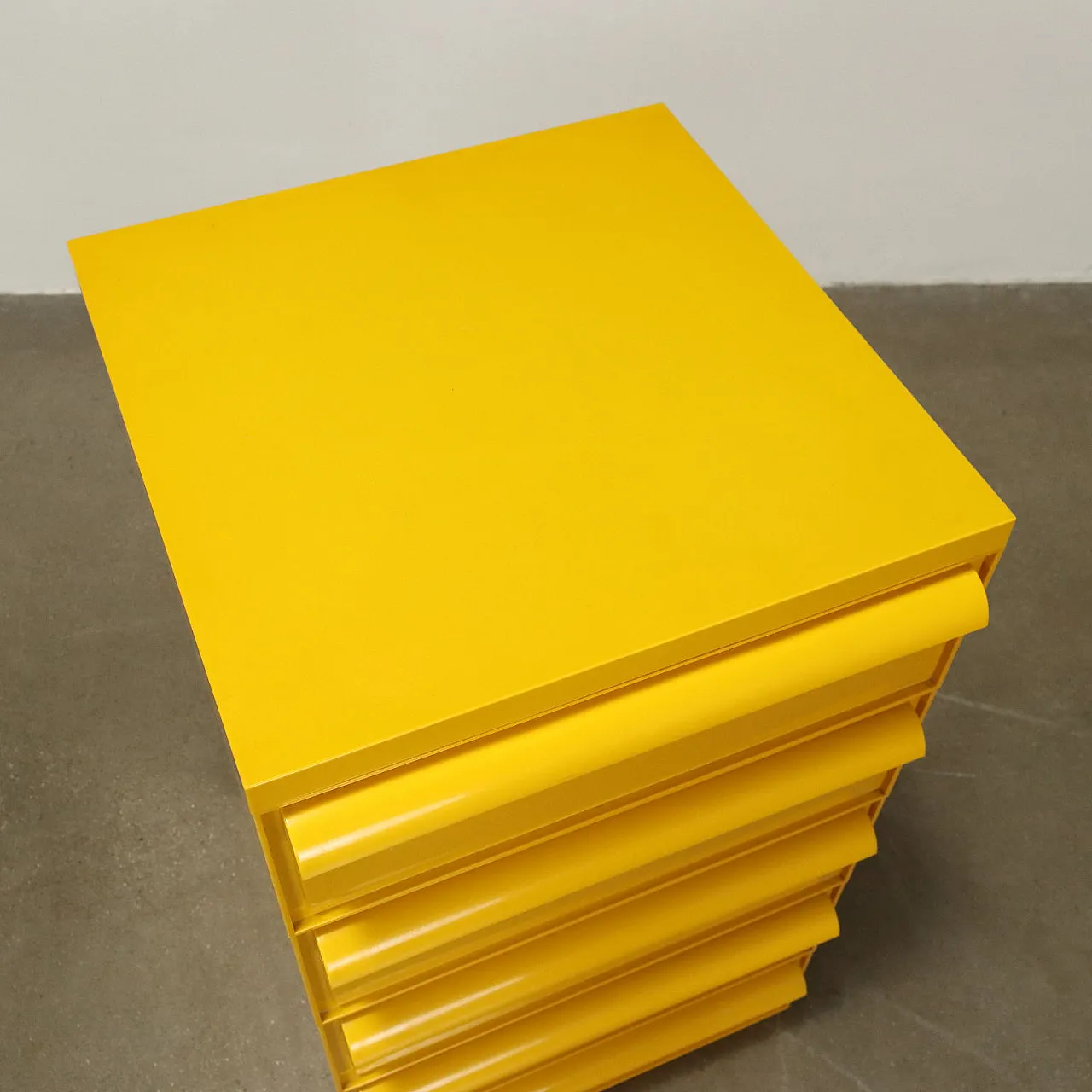 Cassettiera 4601 3-5 gialla di Simon Fussell per Kartell, anni '90 9