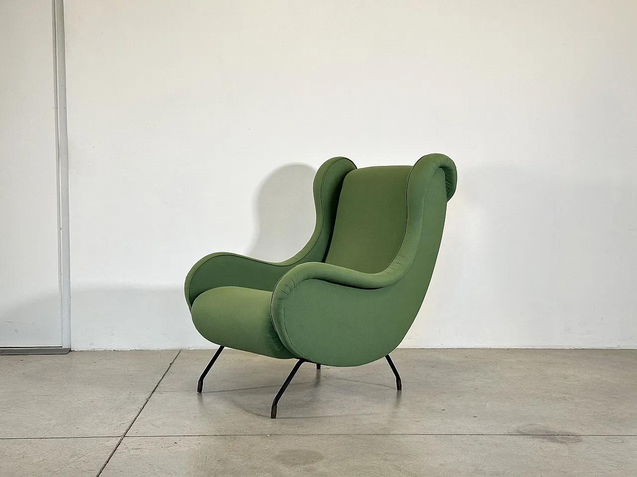 Pair of armchairs in Marco Zanuso style, 50s 4