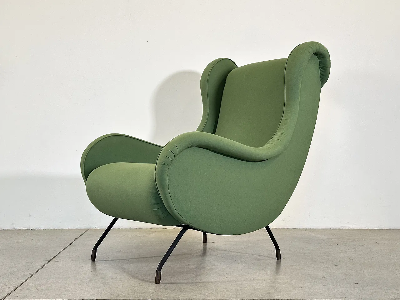 Pair of armchairs in Marco Zanuso style, 50s 6