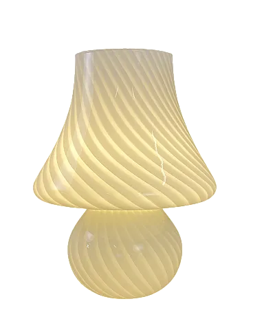Murano glass table lamp years 80s