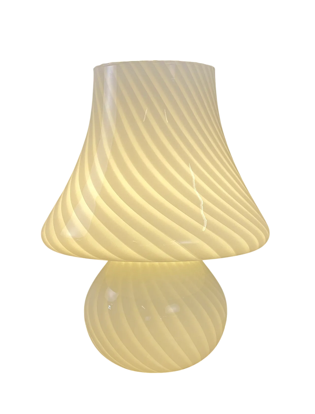 Murano glass table lamp years 80s 14