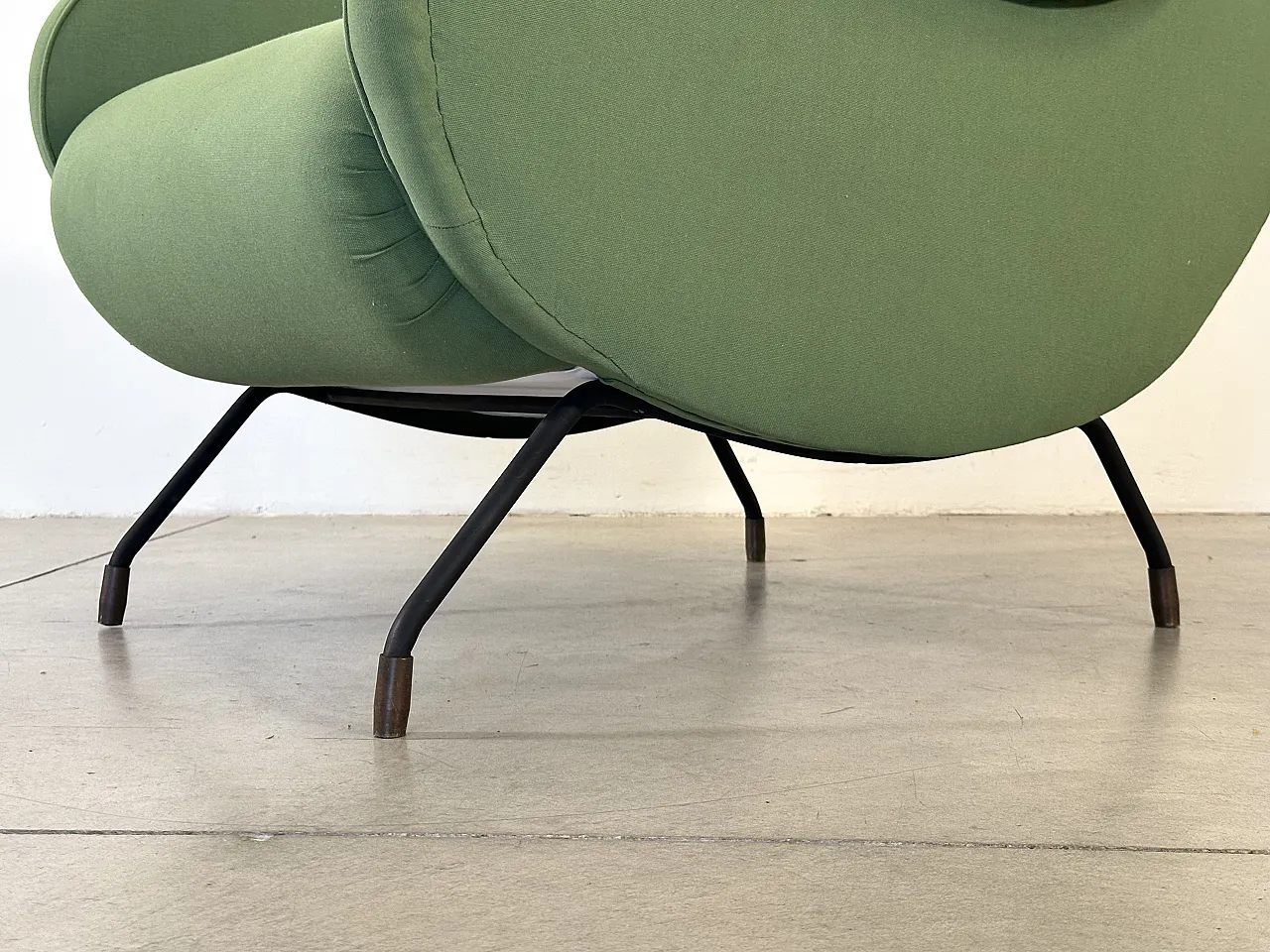 Pair of armchairs in Marco Zanuso style, 50s 12