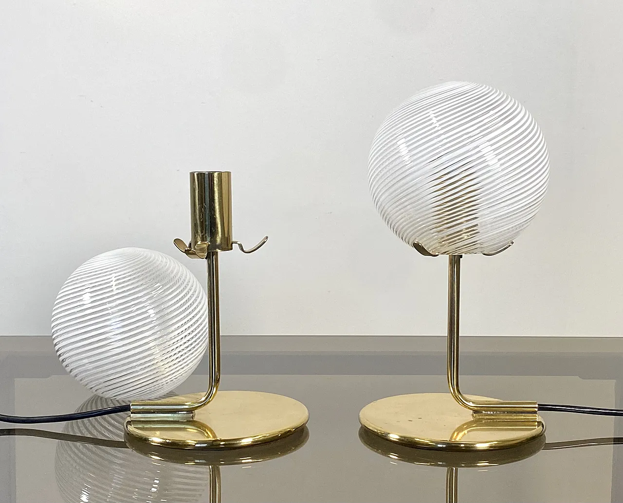 Pair of table lamps,  70s 3