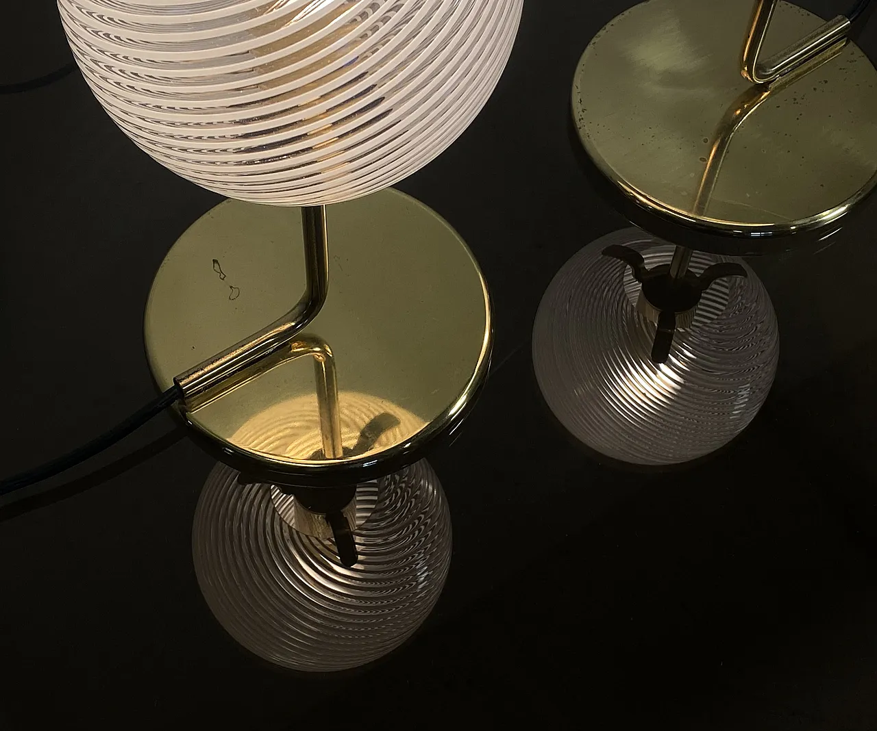 Pair of table lamps,  70s 16